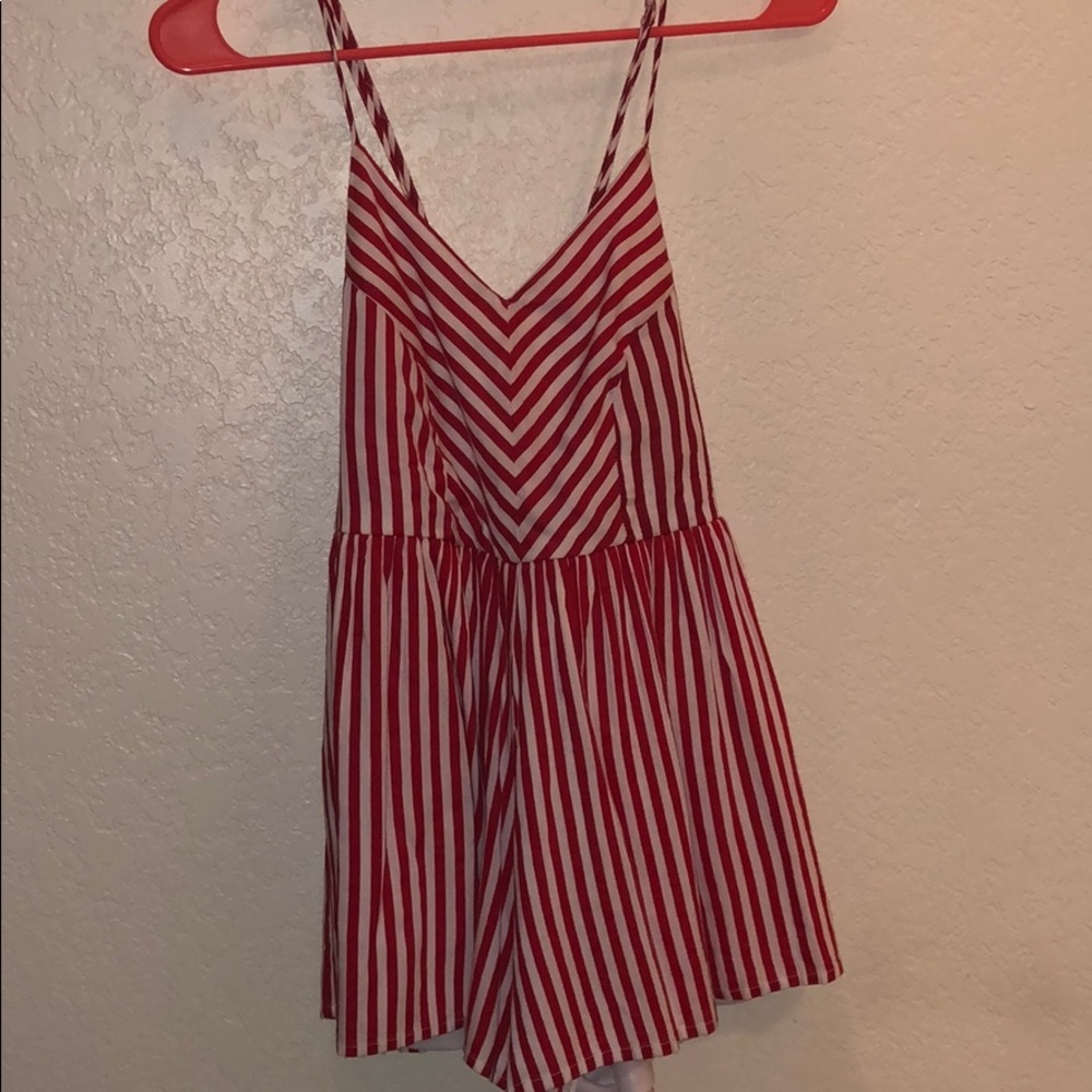 Striped romper